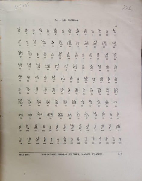 Hiéroglyphes.