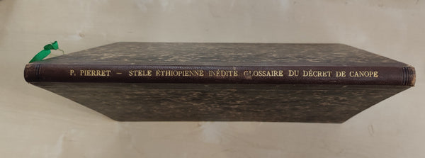 Egyptological studies including the text and translation of an unpublished Ethiopian stele and various religious manuscripts with an Egyptian-Greek glossary of the Canopic Decree.