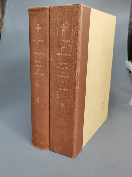 The Tomb of Ramesses VI. Egyptian Religious Texts and Representations. Vol. I : Texts, Vol. II : Plates.