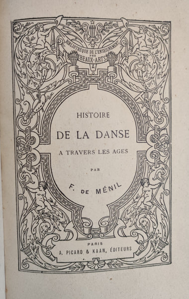 Histoire de la danse à travers les âges.