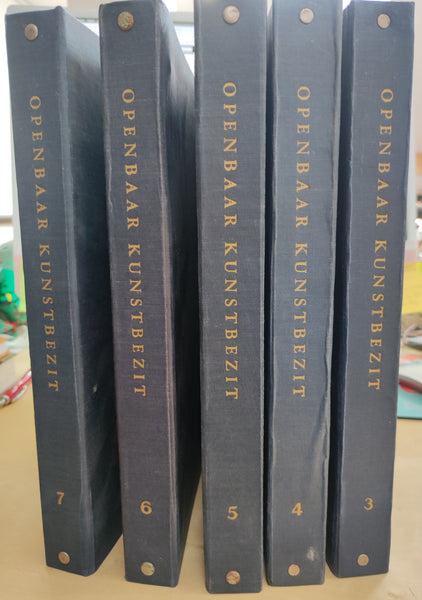 Lot Openbaar Kunstbezit. Vol. 3,4,5,6,7.