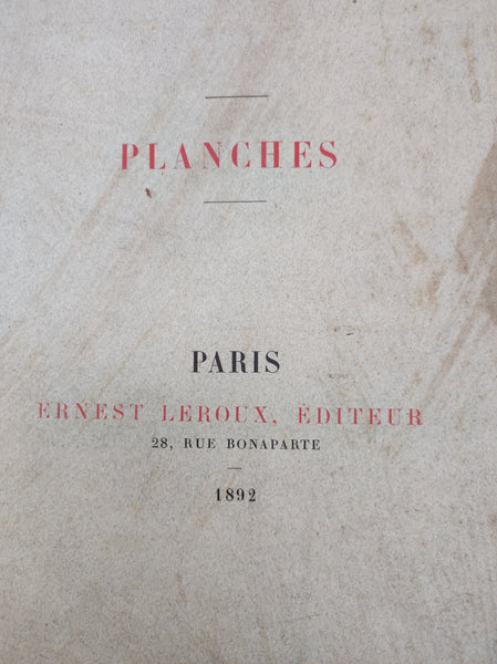 Une nécropole royale à Sidon. Fouilles de Hamdy Bey. Planches, Livraison I, II & III.