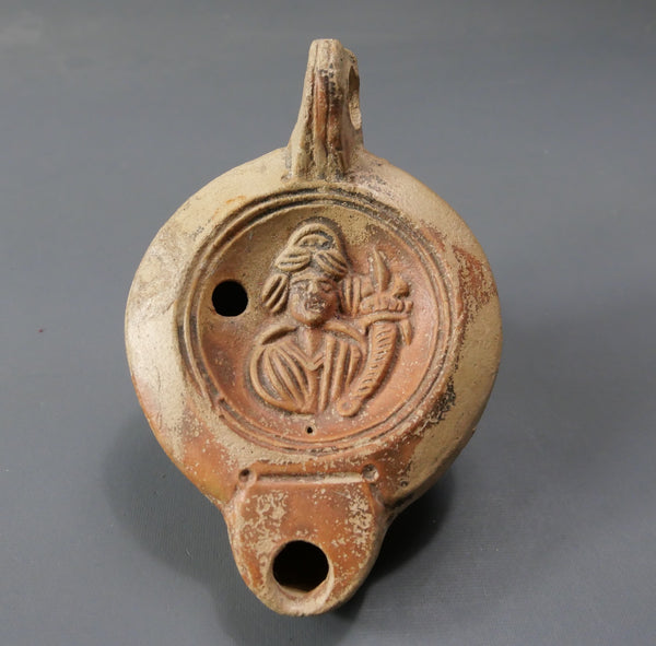 Oil lamp.