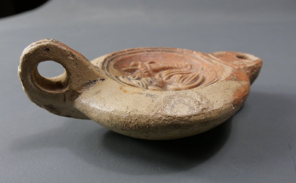 Oil lamp.