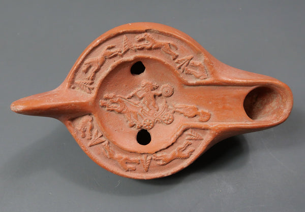 Oil lamp.