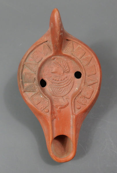 Oil lamp.