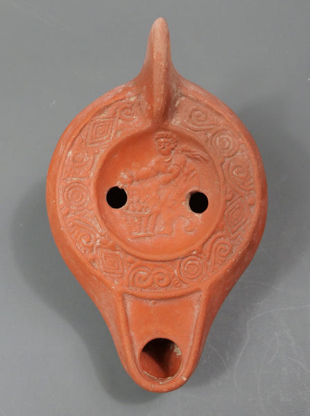 Oil lamp.