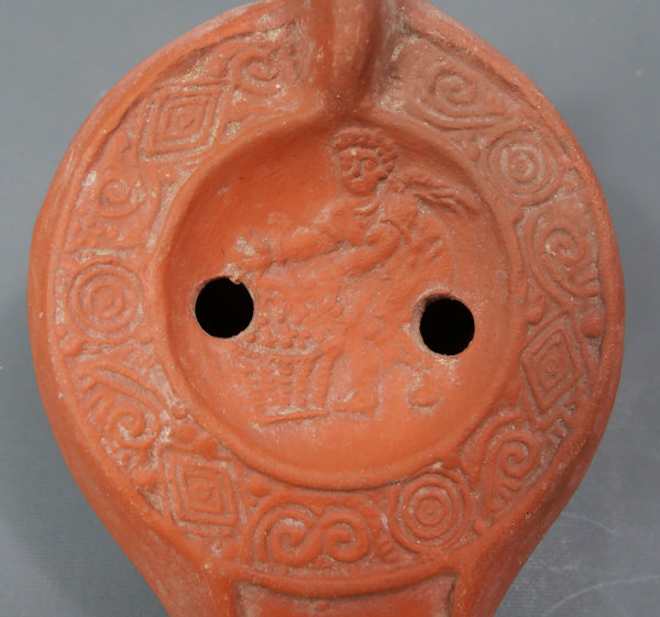 Oil lamp.