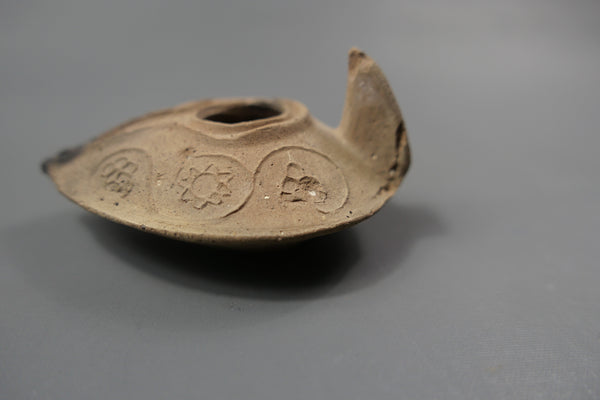 Oil lamp.