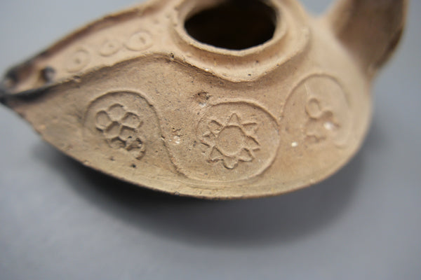 Oil lamp.