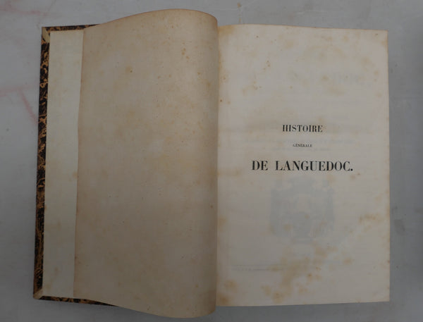 Histoire générale de Languedoc. Tomes 3-4-5 et 6-7-8.
