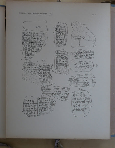 First archaeological research in Kish. Mission of Henri de Genouillac. 1911-1912. 2 Volumes.