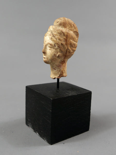 Tête féminine.