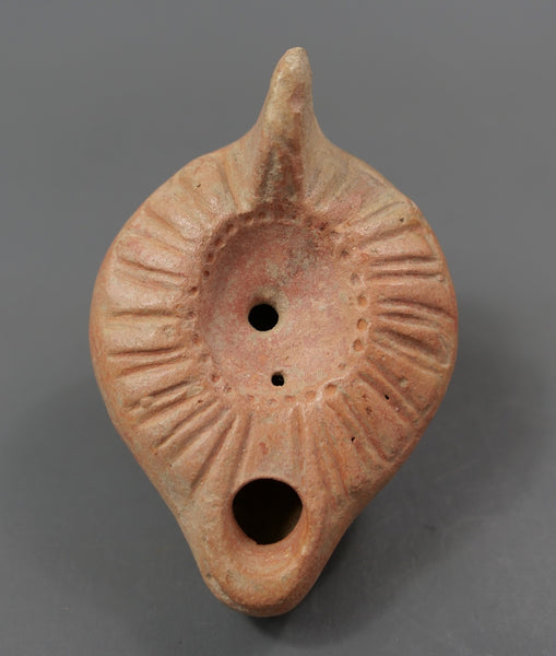 Oil lamp.