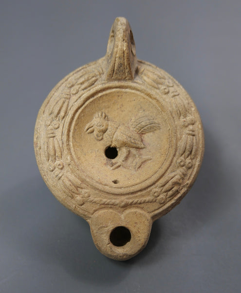 Oil lamp.