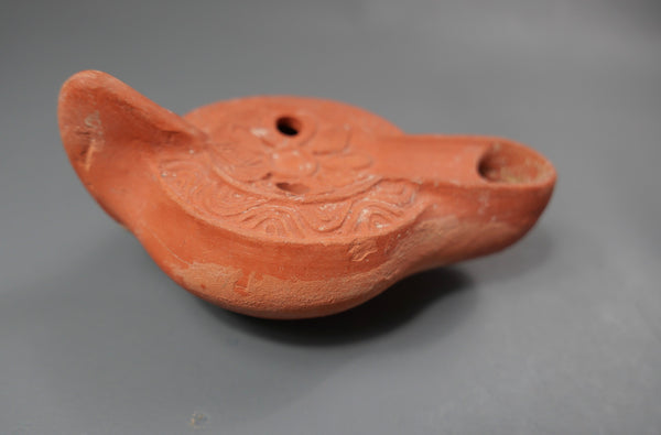 Oil lamp.