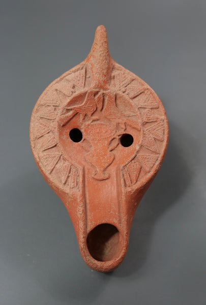 Oil lamp.