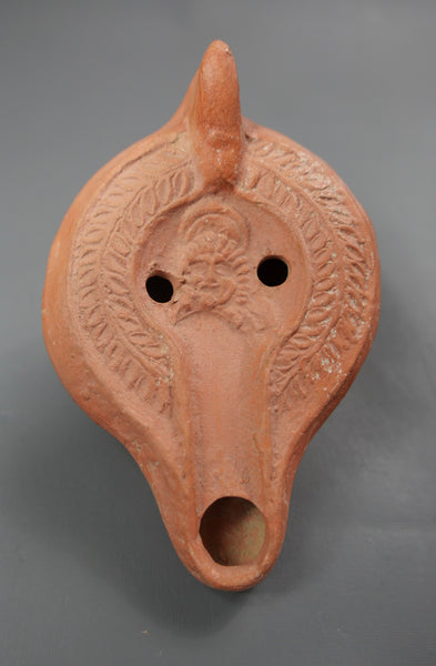 Oil lamp.