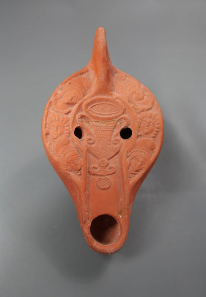 Oil lamp.