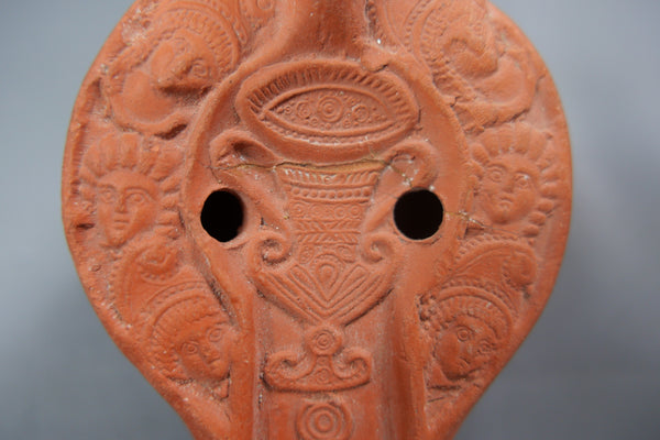 Oil lamp.