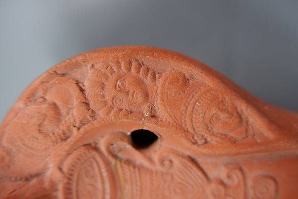 Oil lamp.