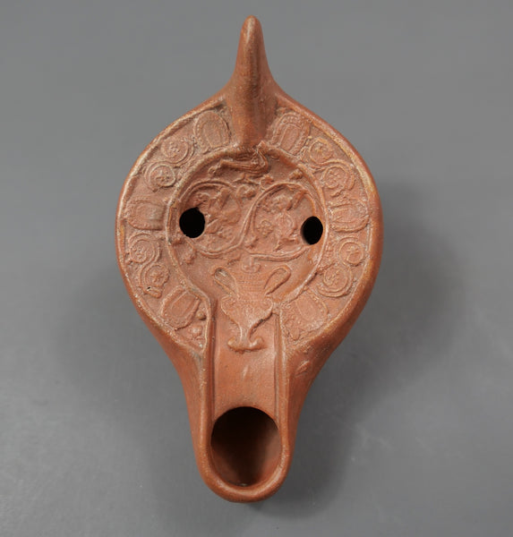 Lampe à huile.