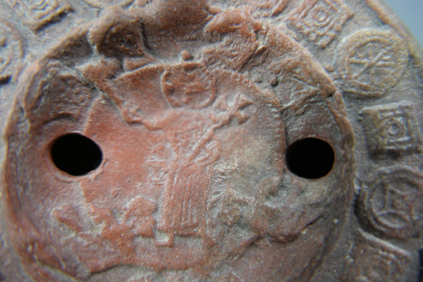 Lampe à huile.
