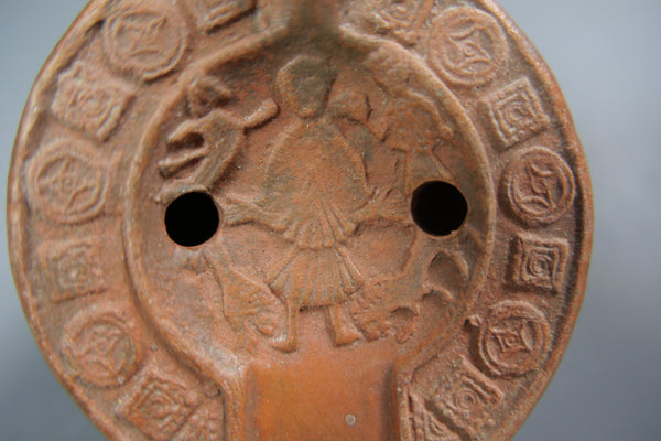 Oil lamp.