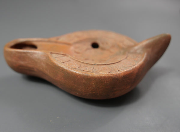 Oil lamp.