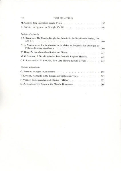 Fragmenta Historiae Elamicae. Blends offered to MJ Steve.