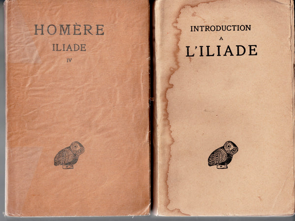 l’Iliade. Introduction & Vol. I à IV.