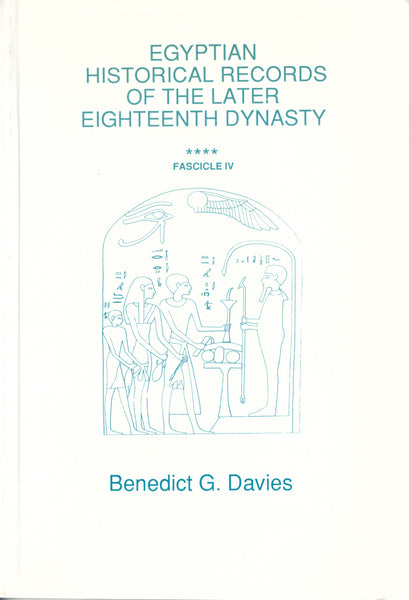 Egyptian Historical Records of the Later Eighteenth Dynasty. Fascicule 1-6. (complete set).