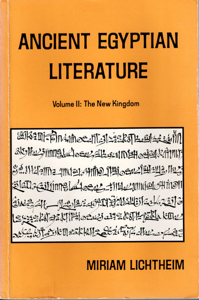 Ancient Egyptian Literature. Volumes I, II &amp; III.