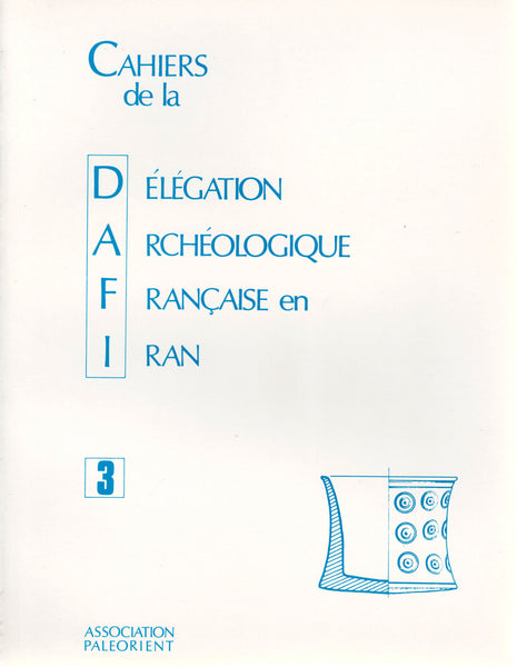 Cahiers de la DAFI 3.