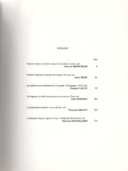 Cahiers de la DAFI 3.