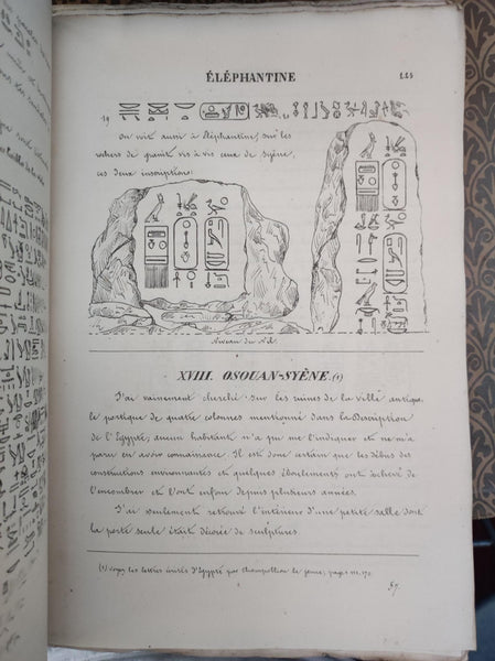 Monuments of Egypt and Nubia. Descriptive notices in accordance with the autograph manuscripts written on the spot by Champollion the Younger. Issue: pp. 201 to 300 and pp. 144 bis to 144 septies.
