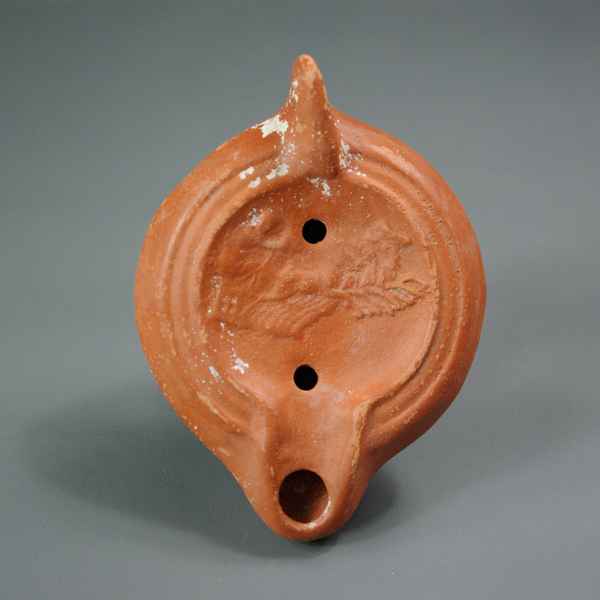 Oil lamp.