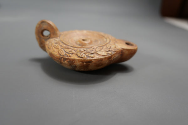 Lampe à huile.