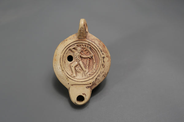 Oil lamp.