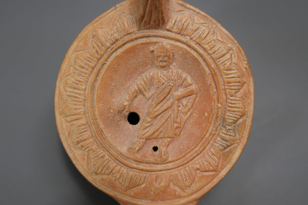 Lampe à huile.