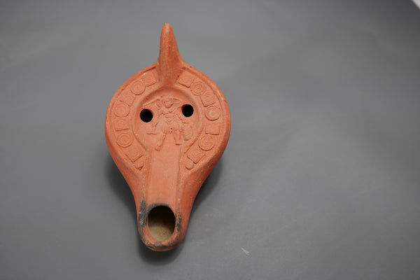 Oil lamp.