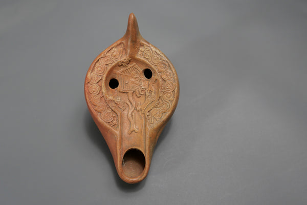 Lampe à huile.